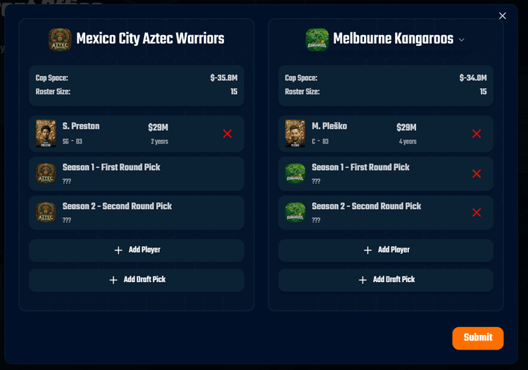 Trade Modal